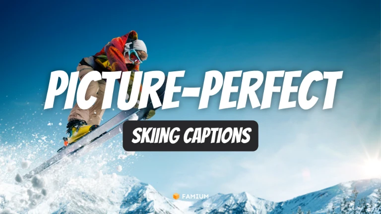 Picture-Perfect Skiing Captions for Instagram
